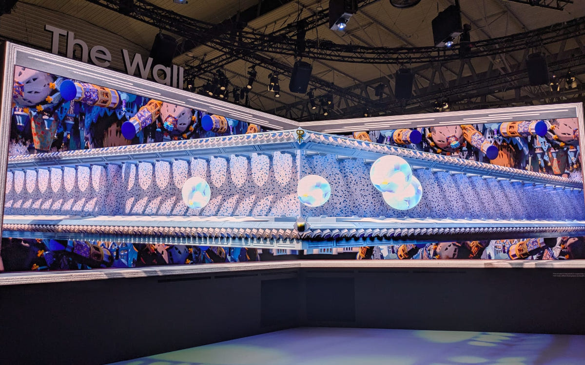 Der Samsung-Stand auf der ISE 2025 (Foto: invidis)