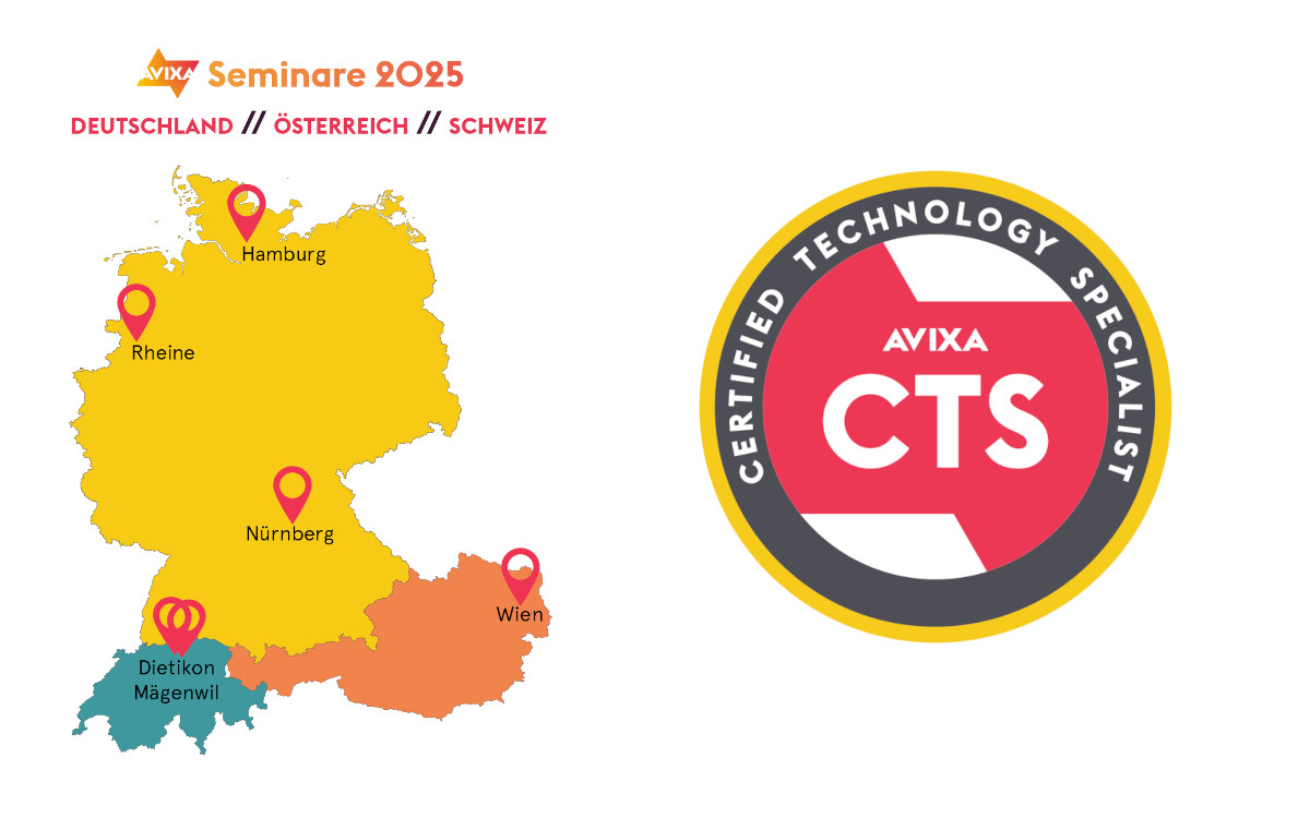 Neben den CTS-Vorbereitungskursen hat Avixa weitere Kurse für die ProAV-Branche aus dem DACH-Bereich im Angebot. (Bild: AVIXA)