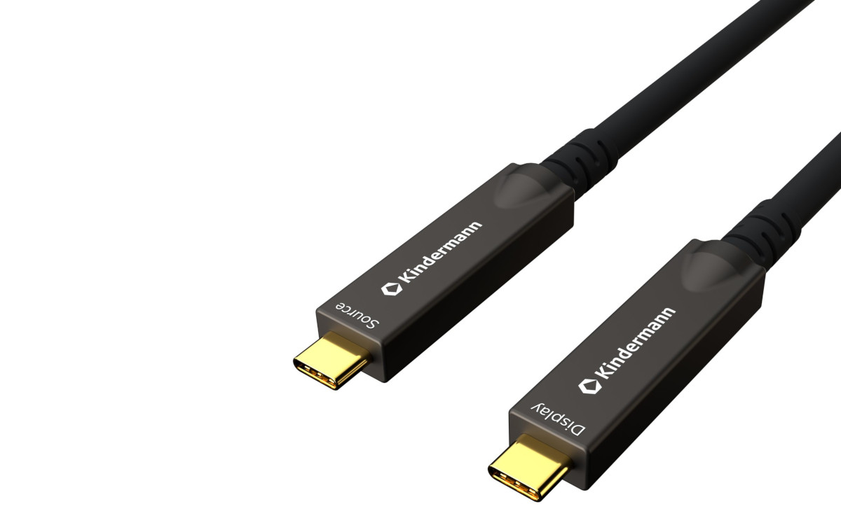 Kindermann hat neue USB-C-AOC-Kabel im Portfolio. (Foto: Kindermann)