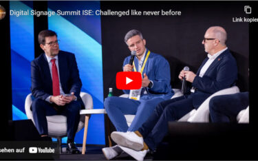 Wir sammelten die Key Takeaways vom Digital Signage Summit ISE 2025. (Foto: invidis)