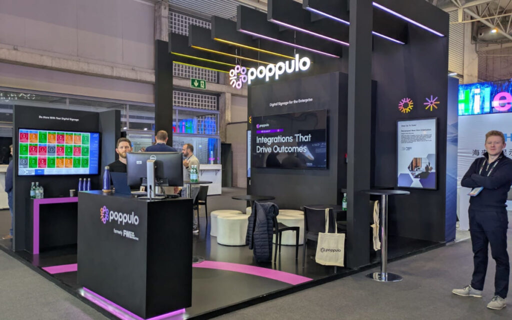 Poppulo auf der ISE 2025 (Foto: invidis)