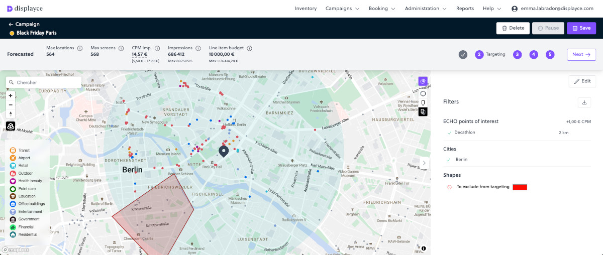 Targeting in der Displayce-DSP (Bild: Displayce)