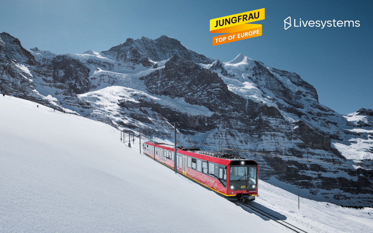 Livesystems und die Jungfraubahnen kooperieren. (Foto: Livesystems)