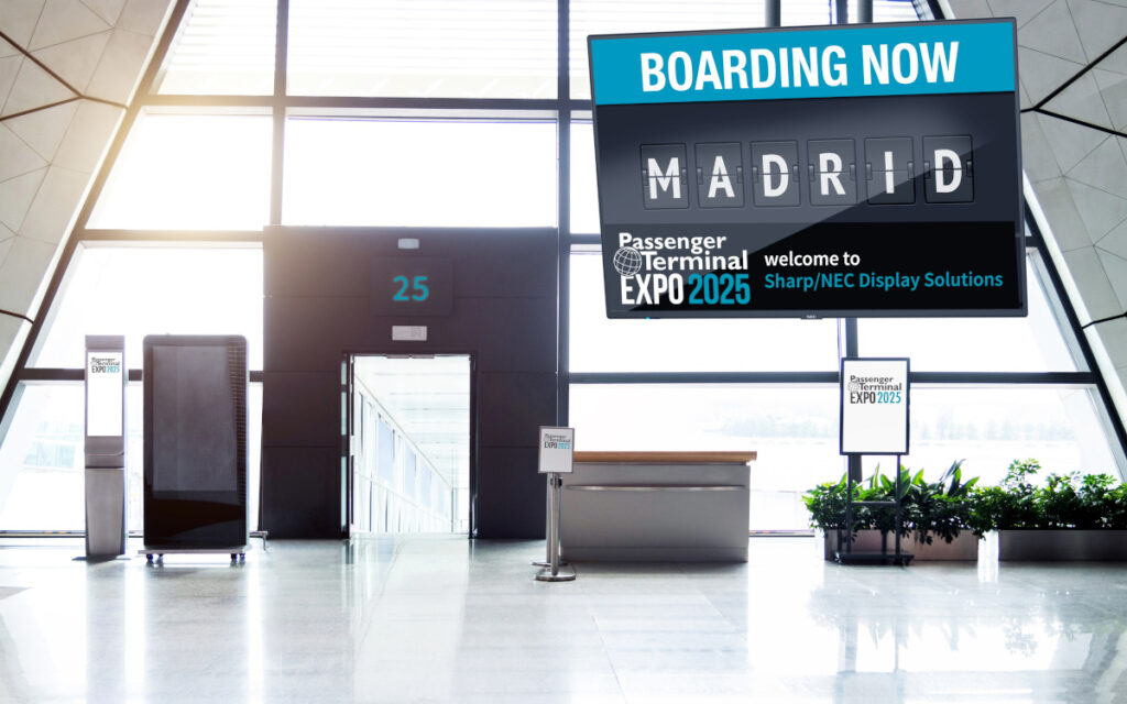 Pte 2025 Sharp Nec Visualisiert Den Flughafen Invidis