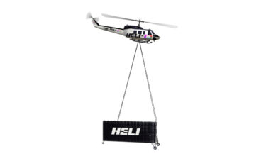Heli-D zeigt sein Helikopter-Billboard diese Woche bei einer OoH-Konferenz in Miami. (Foto: Heli-D)