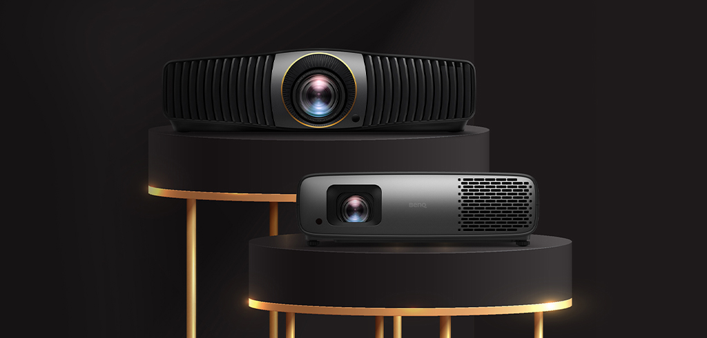 Die BenQ-Projektoren W5850 (oben) und W4100i (Foto: BenQ)