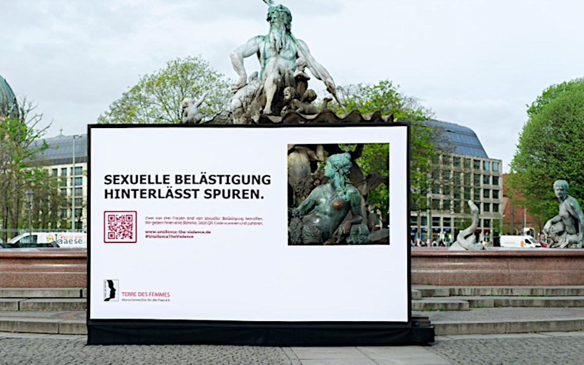 Sonderpreis Plakadiva in Gold 2025: "Unsilence the Violence" (Foto: Terres des Femmes)