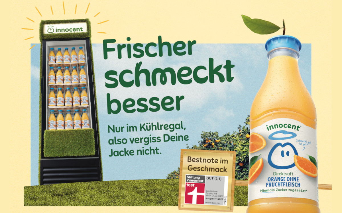 OoH- und DooH-Kampagne von Innocent (Foto: innocentdrinks)
