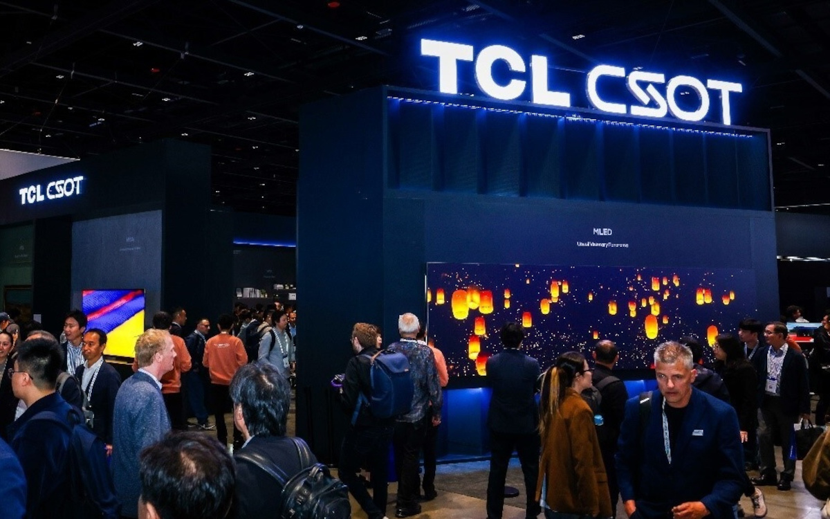 TCL auf der Display Week (Foto: TCL CSOT)