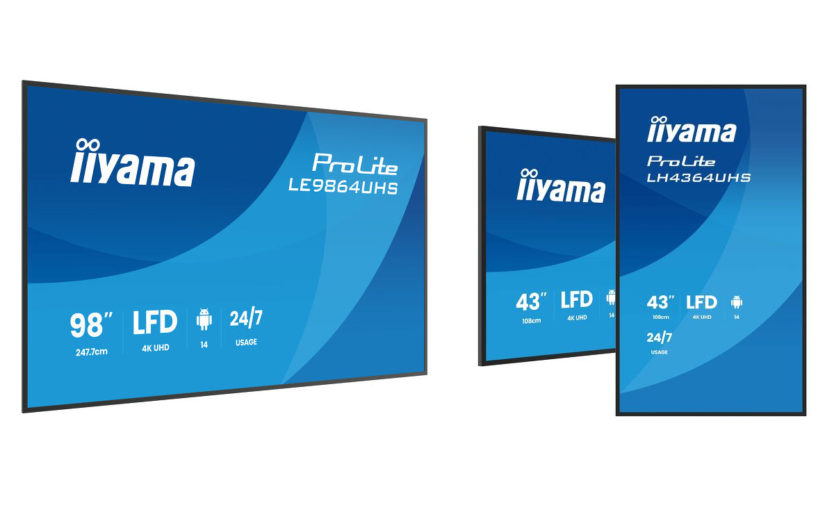 Die neue LH64-Serie von Iiyama (Foto: iiyama)