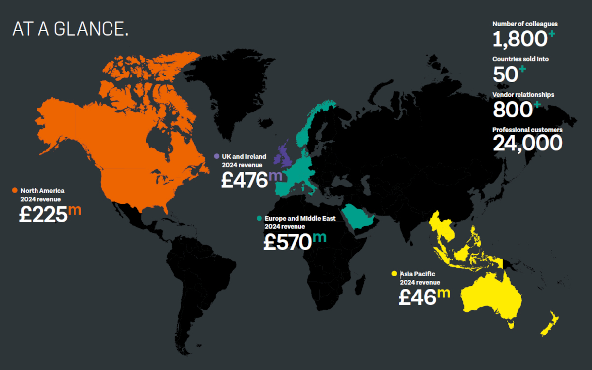 Midwich Group globaler Footprint (Foto: Midwich)