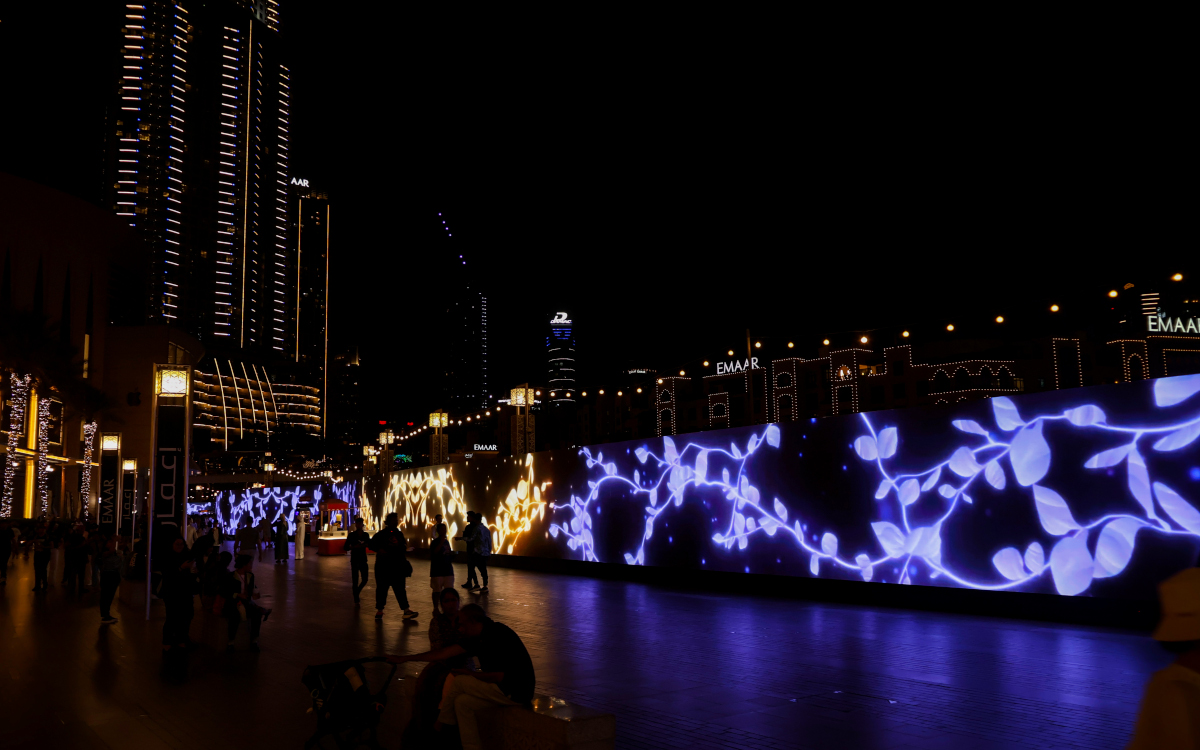 Neue Rekord-LED in Dubai (Foto: Blue Rhine Industries)