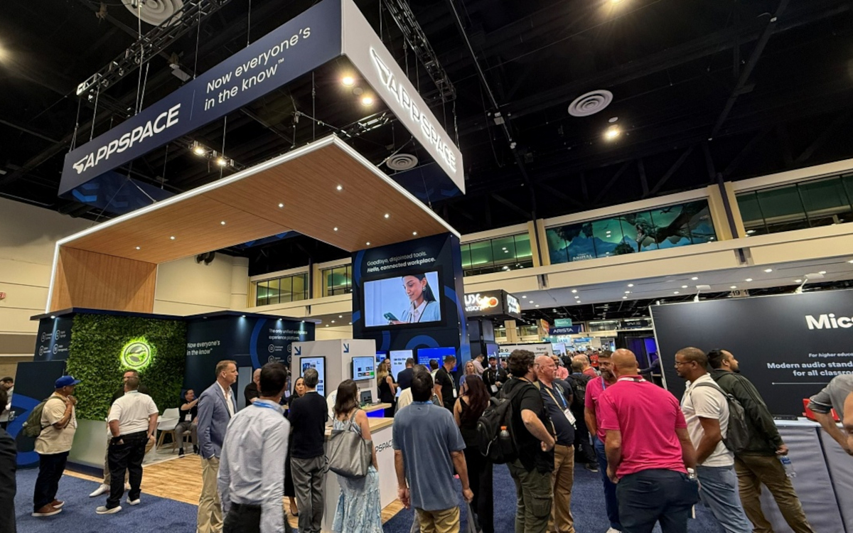 Appspace auf der Infocomm 2025 (Foto: invidis)