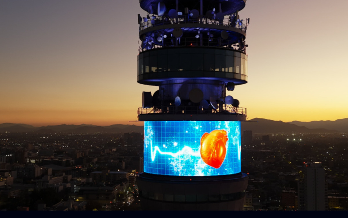 Der Torre Entel mit LED-Display (Foto: Trison Necsum)
