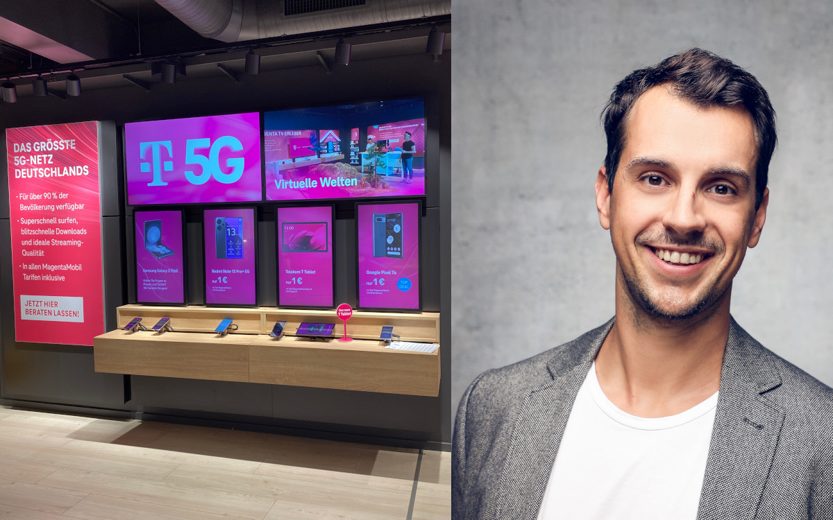 Jochen Sauer spricht über die Digital Signage-Strategie der Telekom. (Fotos: 480Hz)