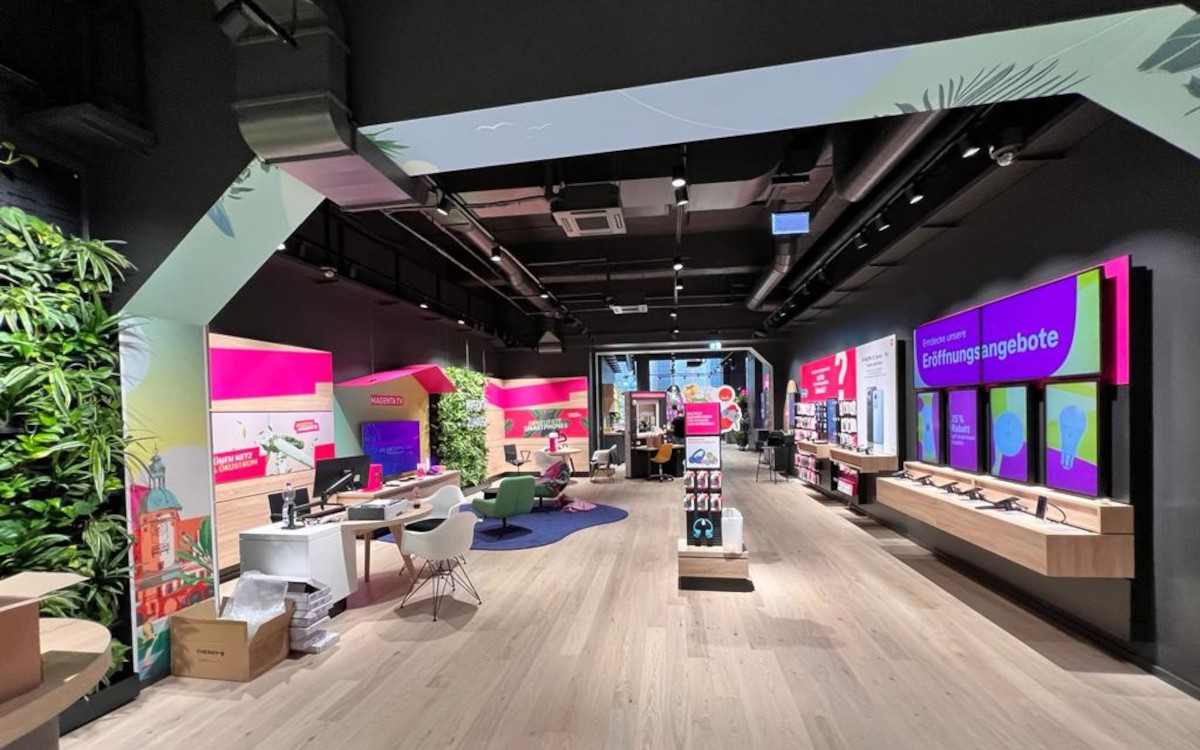 480Hz stattet die Telekom-Shops mit Digital Signage aus. (Foto: 480Hz)
