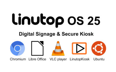 Linutop OS 25 ermöglicht den Einsatz von PCs für Digital Signage. (Bild: Linutop)