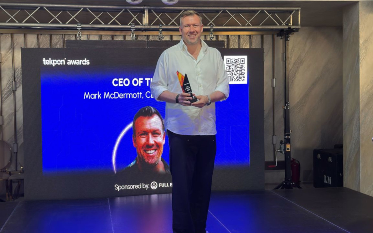 Mark McDermott von Screencloud wurde von Tekpon als "CEO des Jahres" ausgezeichnet. (Foto: Screencloud)