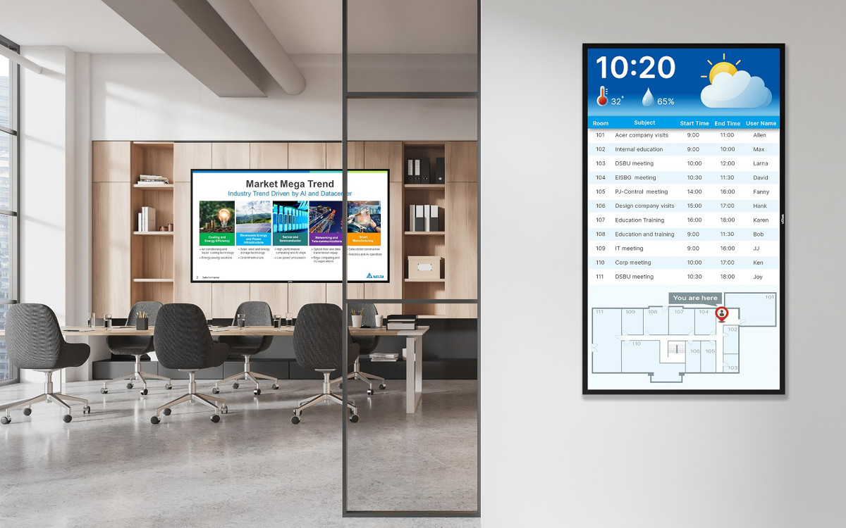Die Novodisplay DK-Serie ist in fünf Größen erhältlich. (Foto: Vivitek)