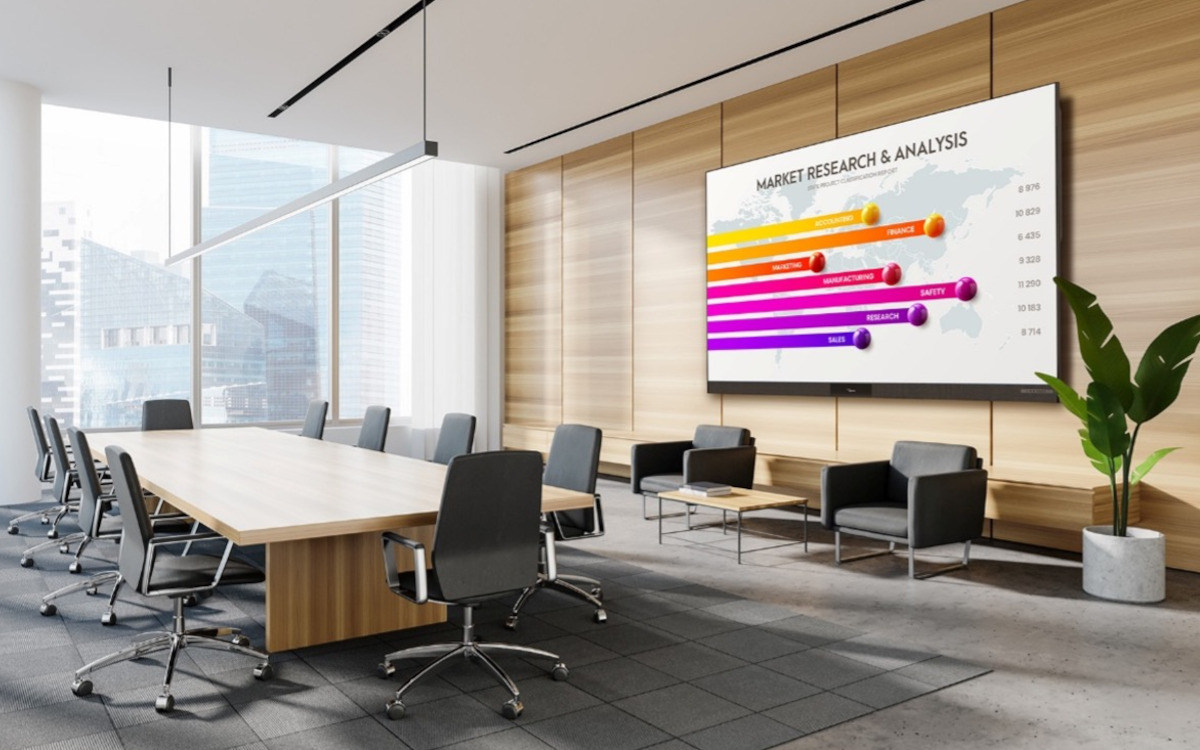 Die All-in-One-LED Proscene FHDC135 eignet sich unter anderem für Corporate-Anwendungen. (Foto: Optoma)