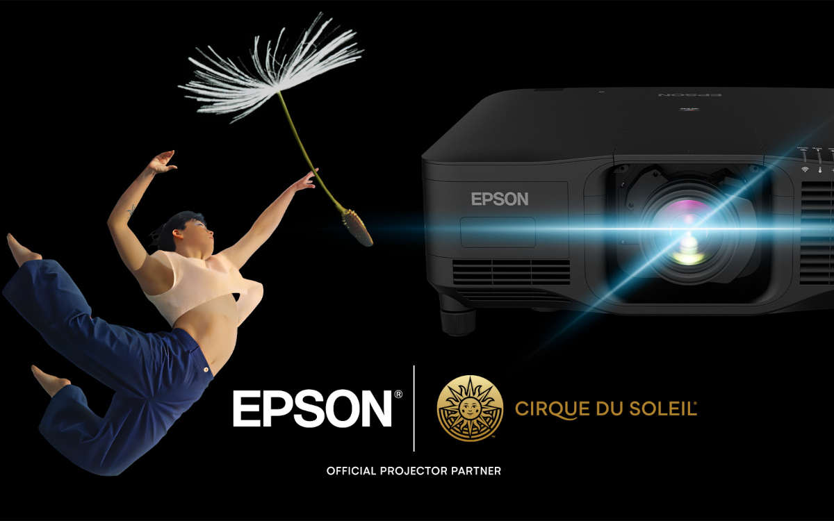 Epson-Projektoren unterstützen die Berliner Show Alizé des Cirque du Soleil. (Foto: Epson)