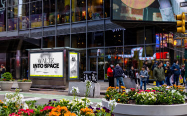 "Waltz into Space"-Kampagne des Wientourismus in New York. (Foto: Gewista)