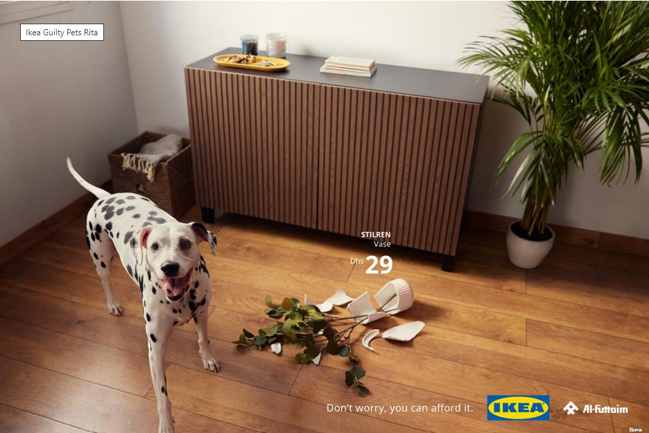 Kampagne "Guilty Pets" von Ikea Deutschland (Foto: IKEA/INGO Hamburg)