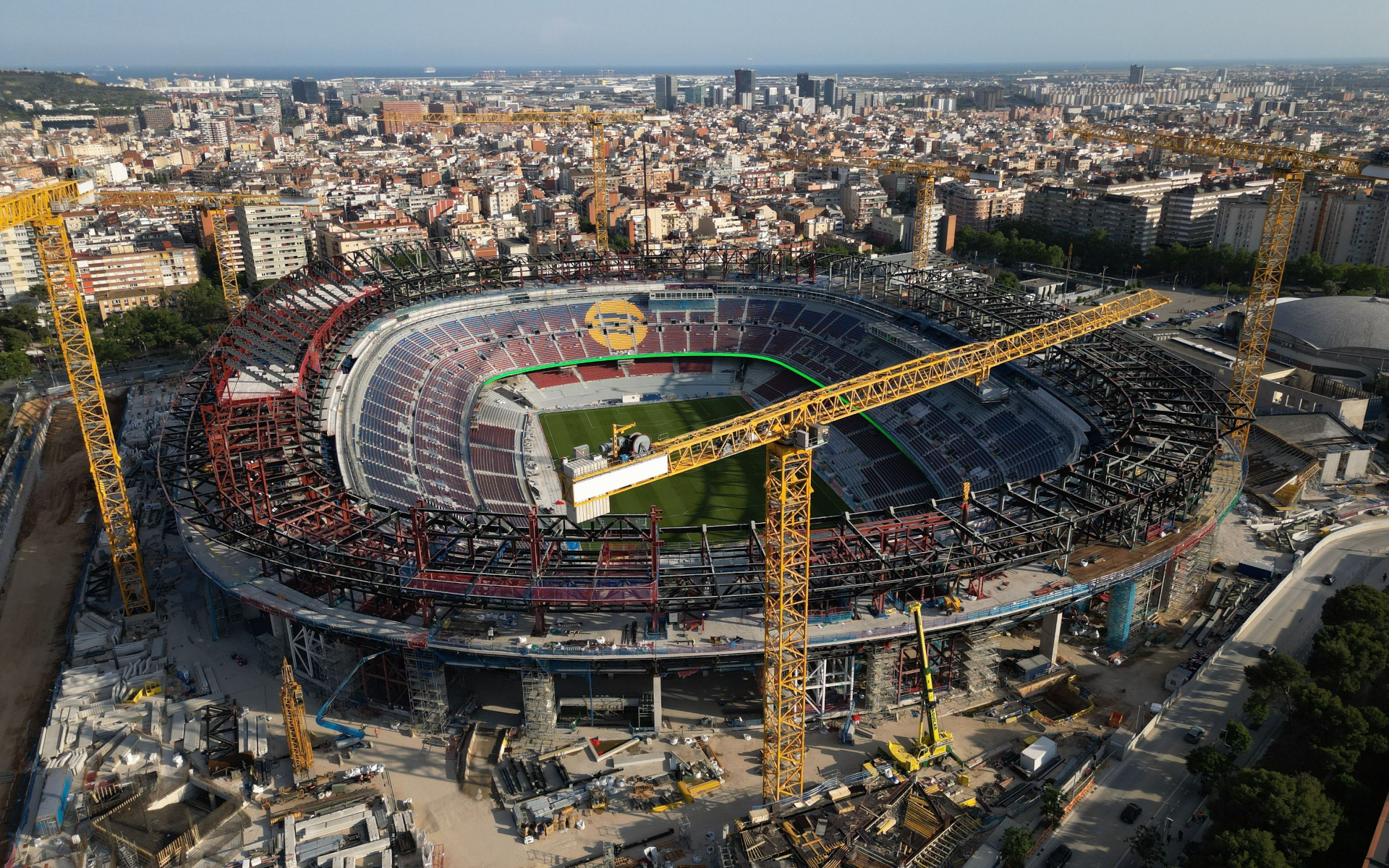 Bauarbeiten Spotify Camp Nou Ende Juni 2025 (Foto: FC Barcelona)