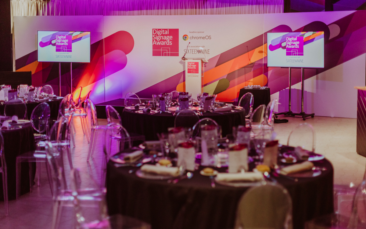 Verleihung der Digital Signage Awards 2025 in Barcelona (Foto: Digital Signage Awards)