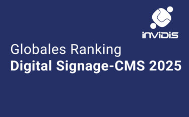 Das Digital Signage-Software-Ranking für das Jahr 2025 (Bild: invidis)