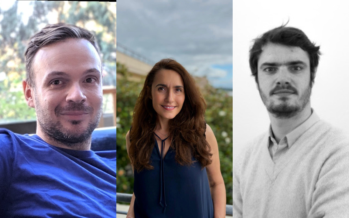 Verstärken Displayce (von links): Damien Traclet, Denitza Mihaylova und Fabien Couasnon (Fotos: Displayce)