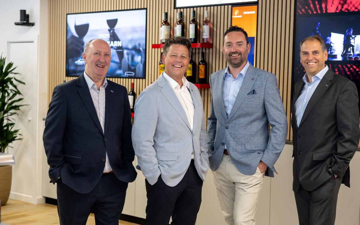 Wohnten der Eröffnung bei (von links): Alastair Fraser, Harr Horn, Tony Manthe und Adam Slater, alle Scala (Foto: Scala)