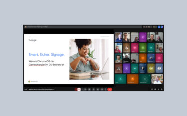 Gemeinsames ChromeOS-Webinar von Google, Concept und invidis (Foto: Concept International)