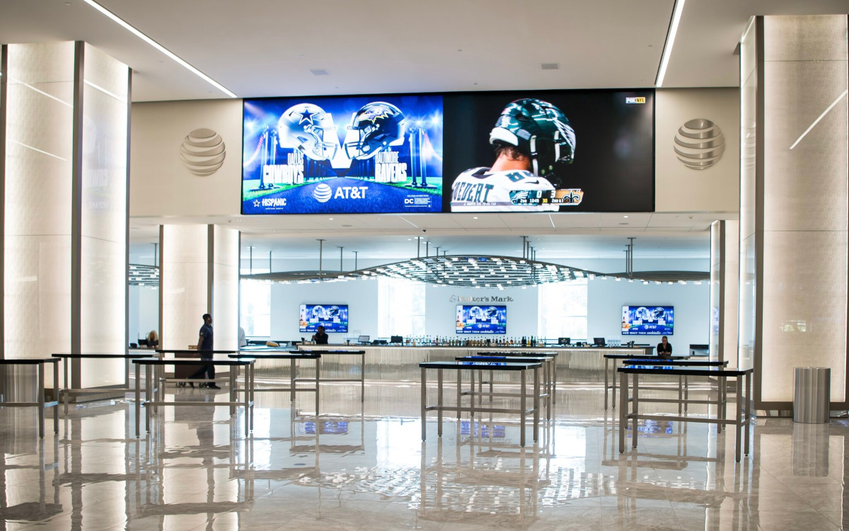 LG-Magnit-LED-Wall im AT&T Stadion (Foto: LG)