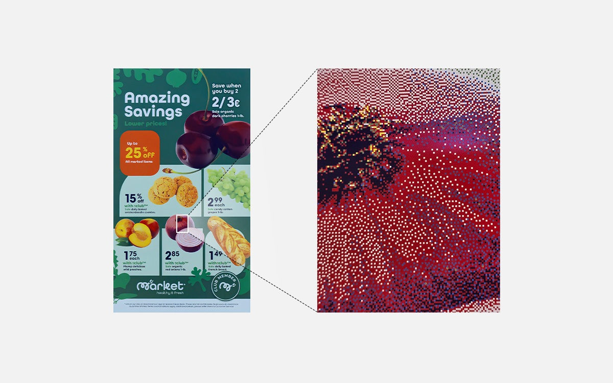 Color Imaging Algorithmus beim Samsung EDMX E-Paper-Display (Foto: invidis)