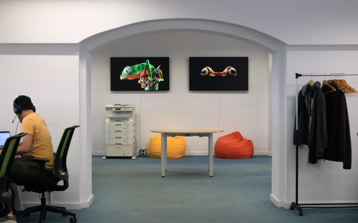 Inhalte aus der Signage-Kunstgalerie von Windowsight (Foto: Windowsight)
