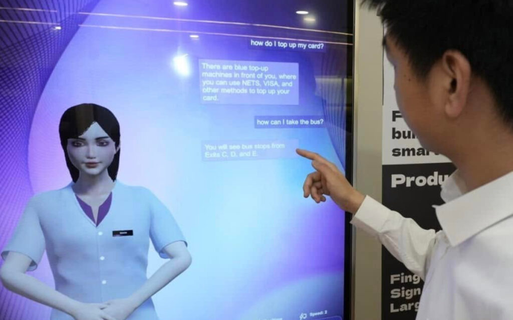 Digital Human bei SBS in Singapore (Foto: SBS)