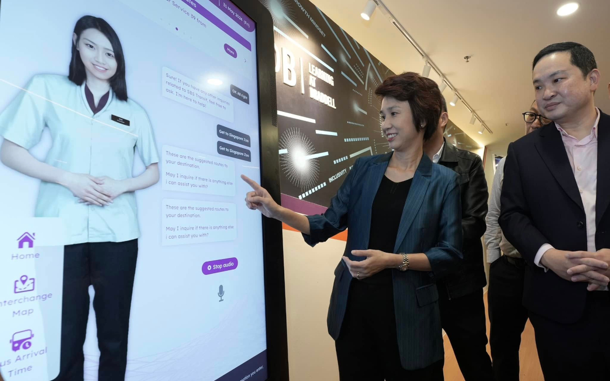 Digital Human bei SBS in Singapore (Foto: SBS)