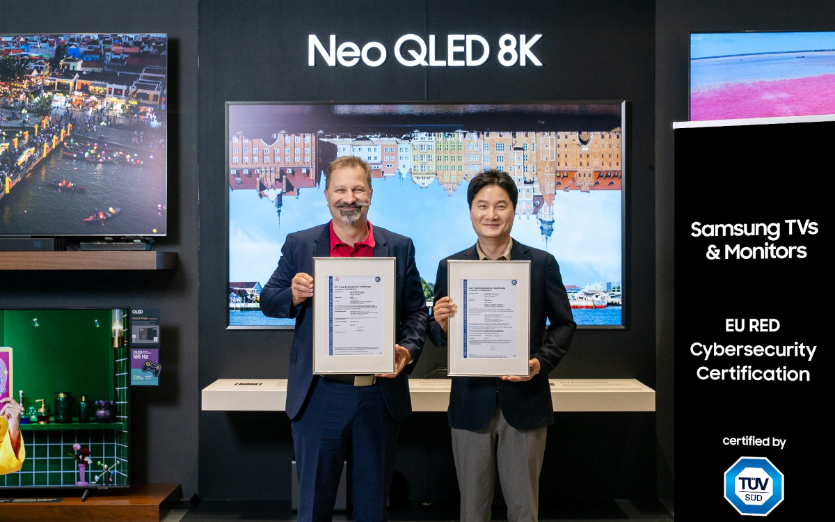 Samsung erhält vom TÜV RED 3.3. Zertifizierung (Foto: Samsung)