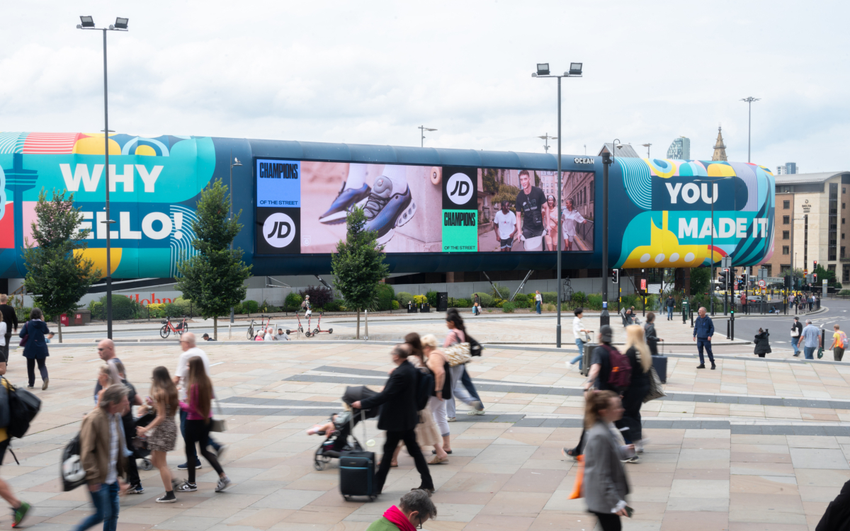 DooH-Media-Wall in Liverpool (Foto: Ocean Outdoor)