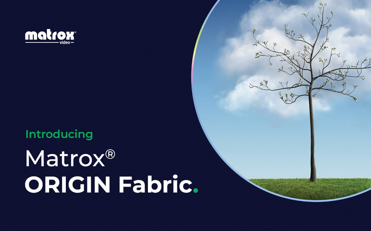 Matrox stellt Matrox Origin Fabric vor. (Bild: Matrox Video)