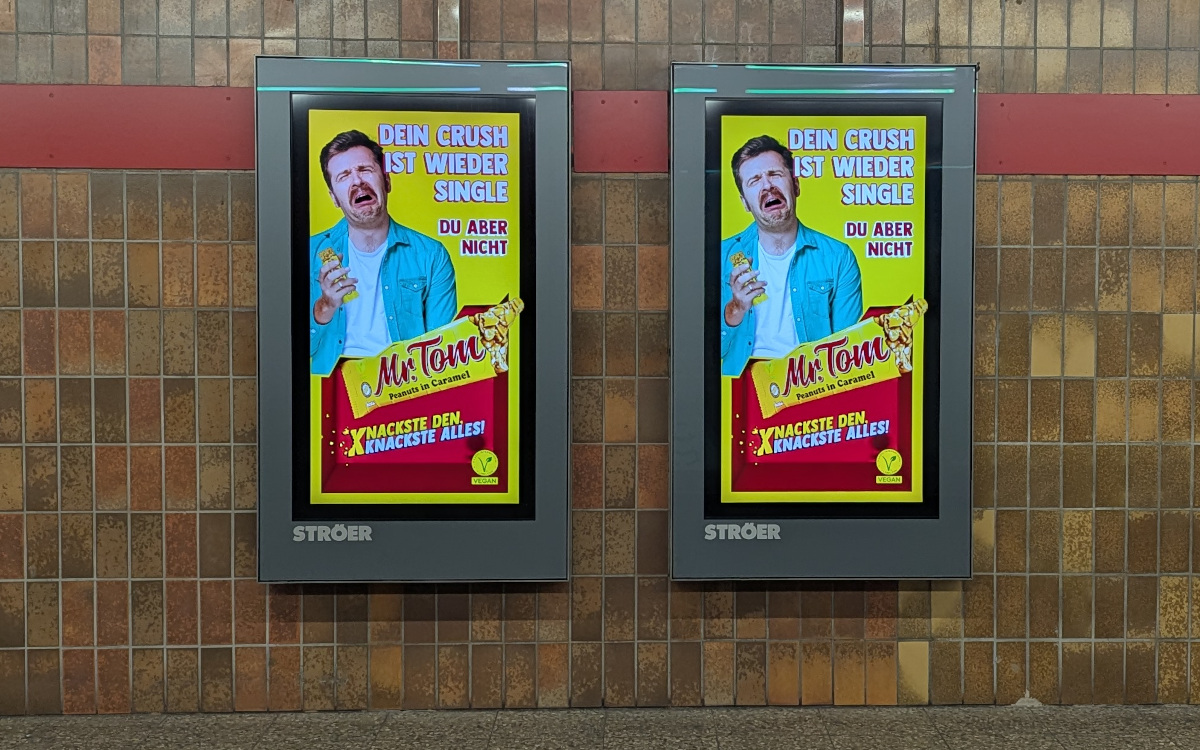 OoH-Kampagne für Mr. Tom (Foto: Weischer.JvB)