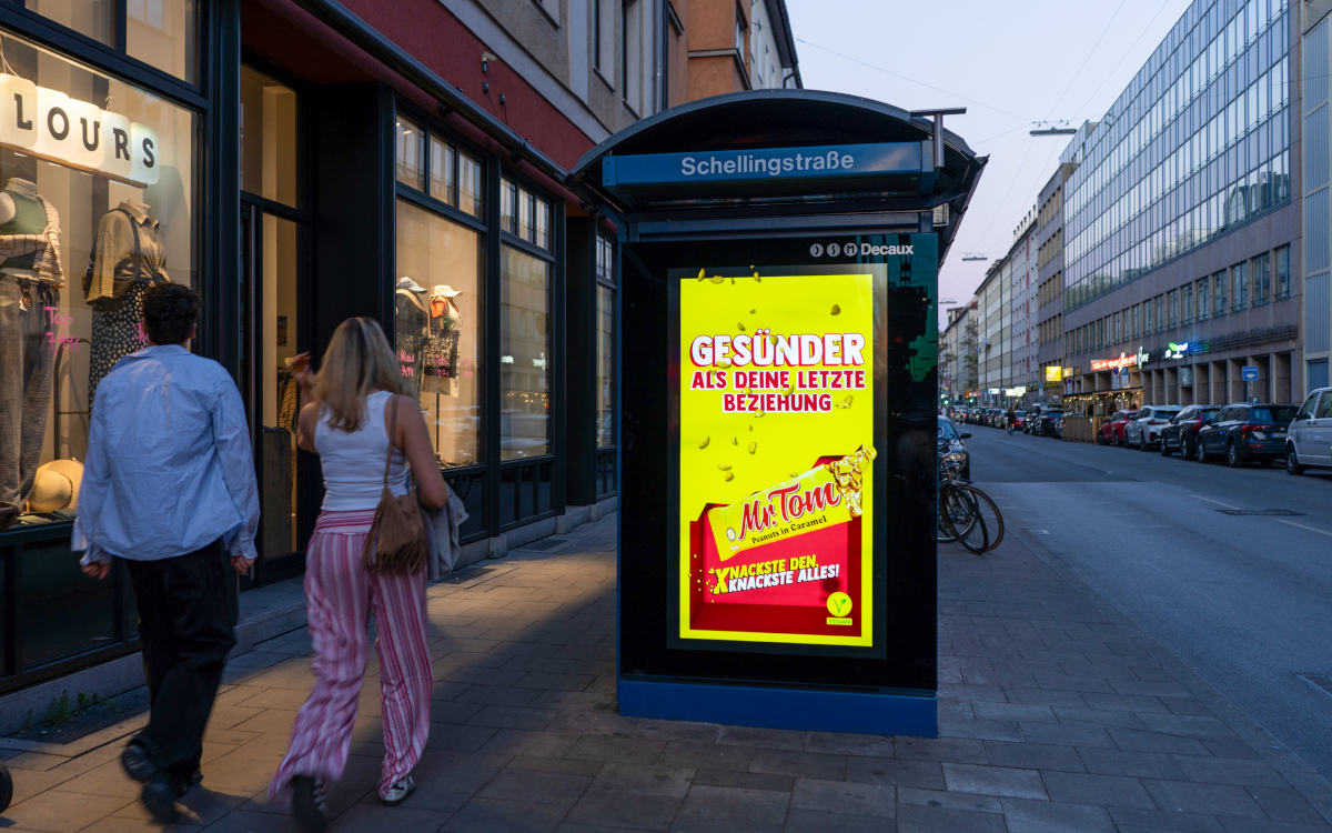 OoH-Kampagne für Mr. Tom (Foto: Weischer.JvB)
