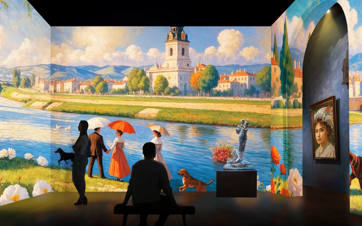 Für Edge-Blending-Szenarien in immersiven Räumen - der BenQ BR9708 (Foto: BenQ)