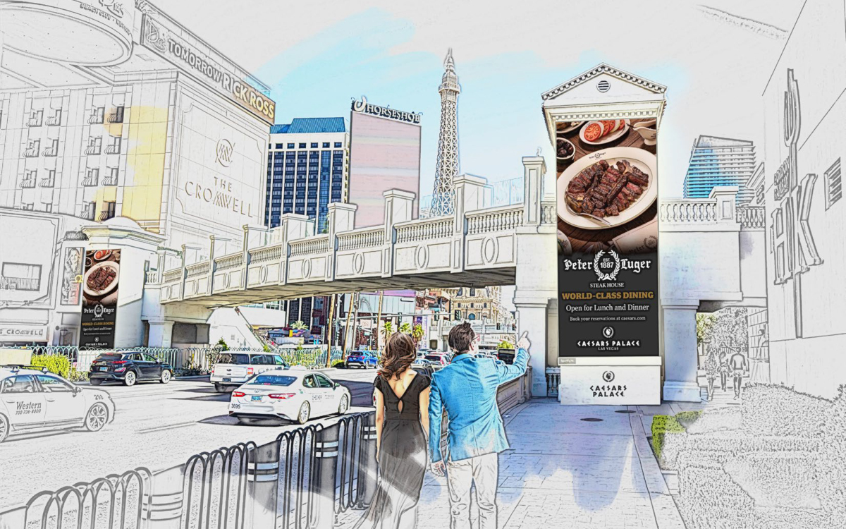 Rendering des neuen "Vegas Strip Tower Network" (Bild: Spotlight Outdoor Ads)