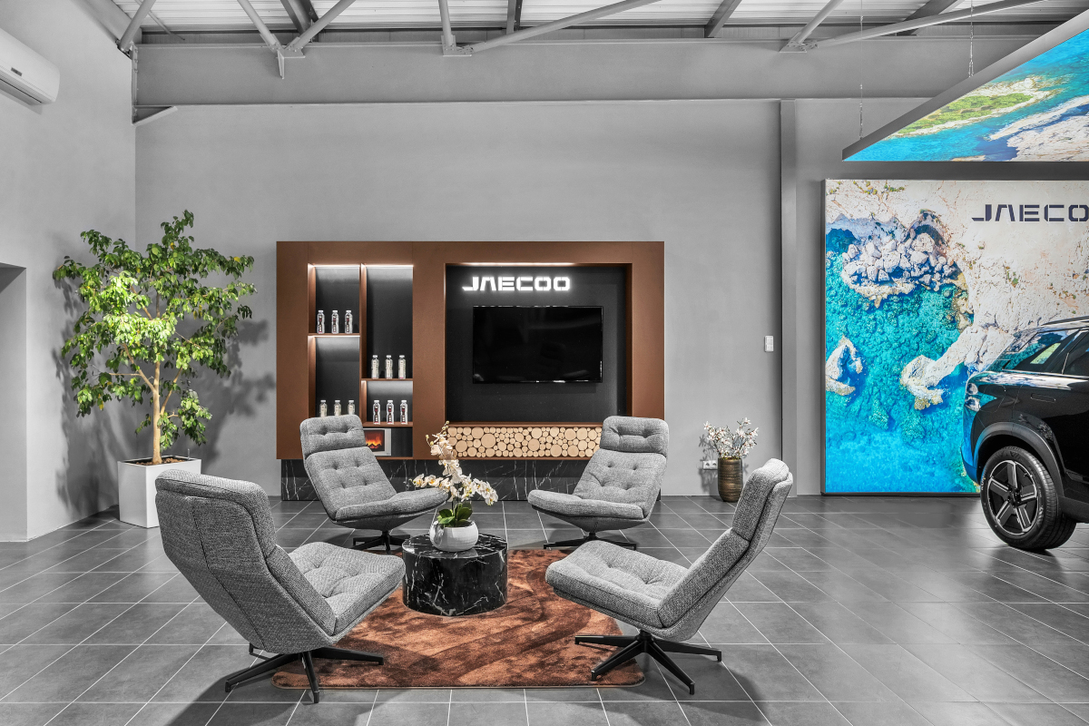 Neues Showroom-Konzeptfür Jaecoo und Omoda (Foto: umdasch The Store Makers)