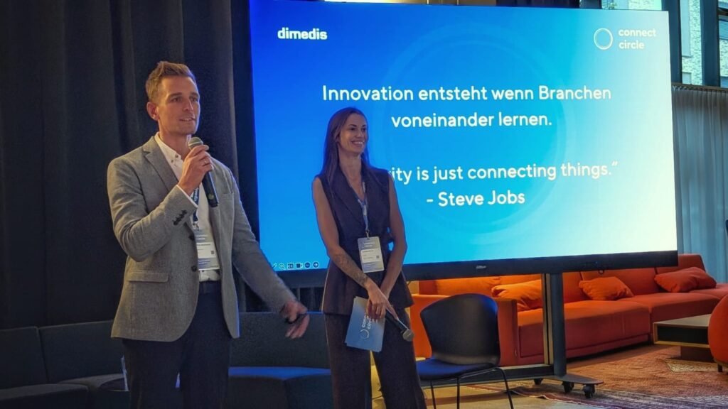Patrick Apolinarski, CEO von Dimedis, eröffnete den Connect Circle. (Foto: invidis)
