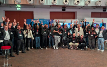 Das Exertis-Team feiert einen gelungenen Solutions Day. (Foto: invidis)
