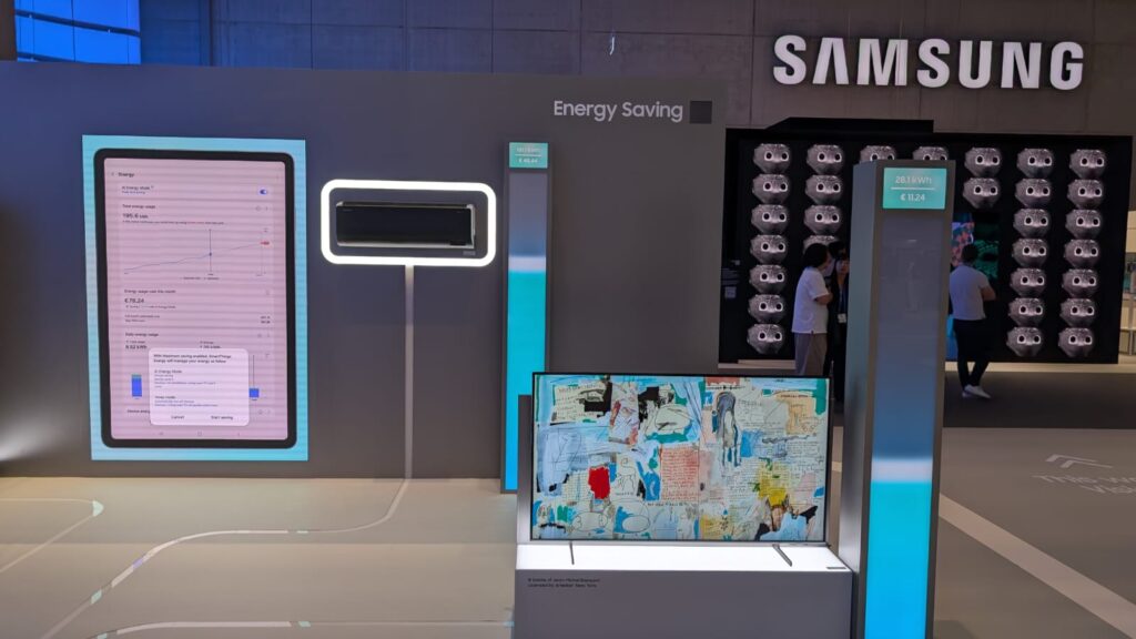Energiesparen mittels IoT - Samsung auf der IFA 2025 (Foto: invidis)