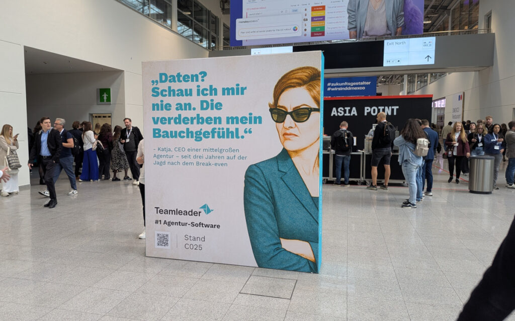 Dmexco-Werbung von Teamleader (Foto: invidis)